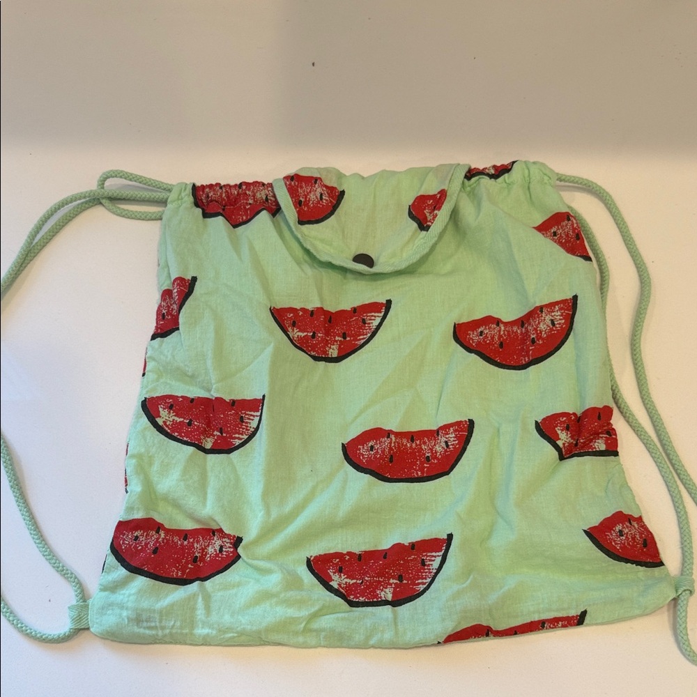 Bobo choses Watermelon Print Drawstring Backpack